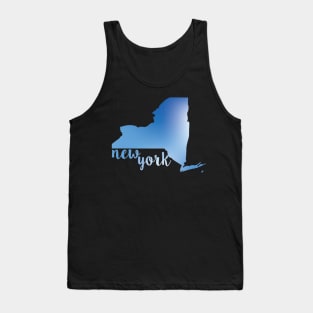 New York State blue Tank Top